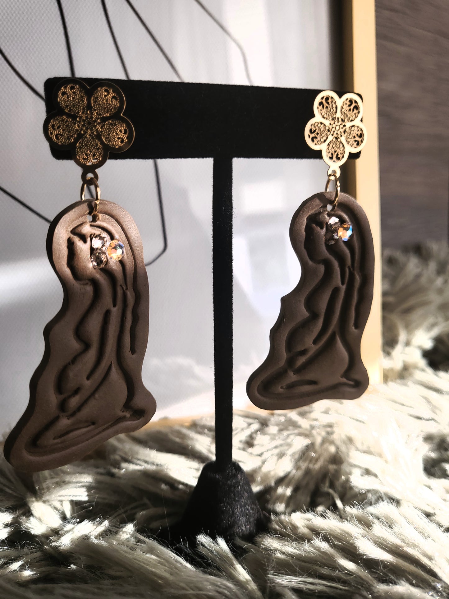 CARINE- Maternity Polymer Clay Earrings